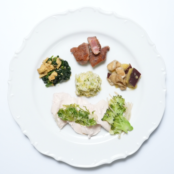 〔17〕蒸し鶏ネギたれ弁当