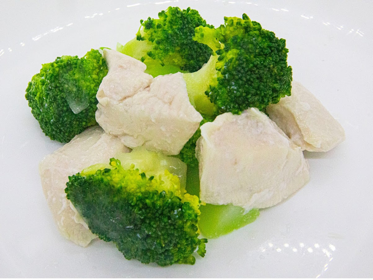 ブロッコリと鶏むね肉のさっぱり蒸し