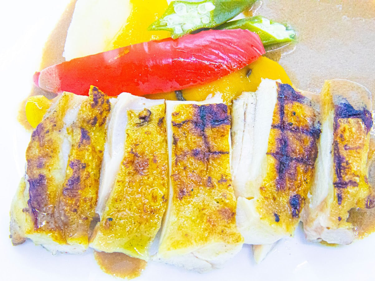 若鳥と野菜炭火焼~バーニャカウダソース~