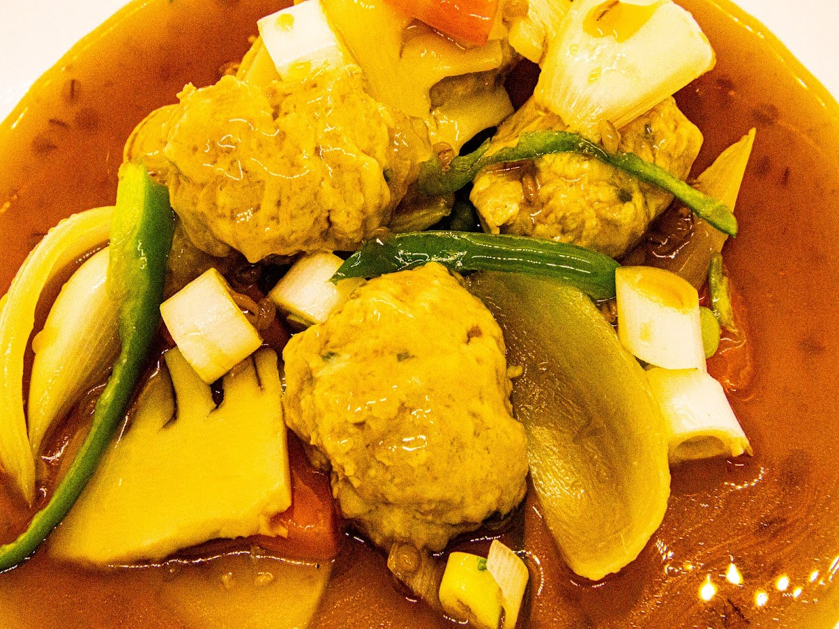 鶏つくねの甘酢あん